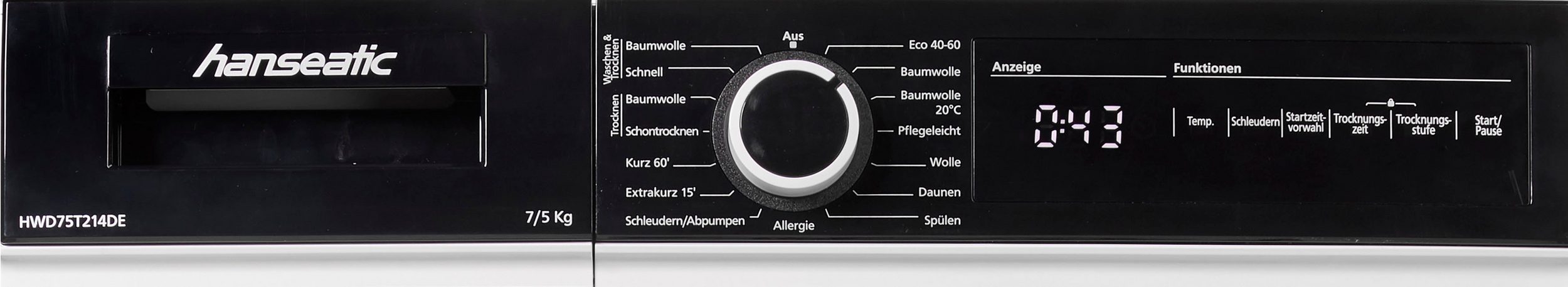 Perilica sušilica rublja Hanseatic HWD75T214DE - Slika 3