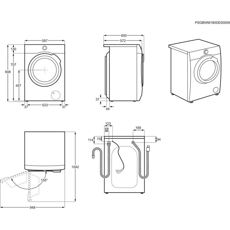 Perilica rublja Electrolux EW7F348W - Slika 2