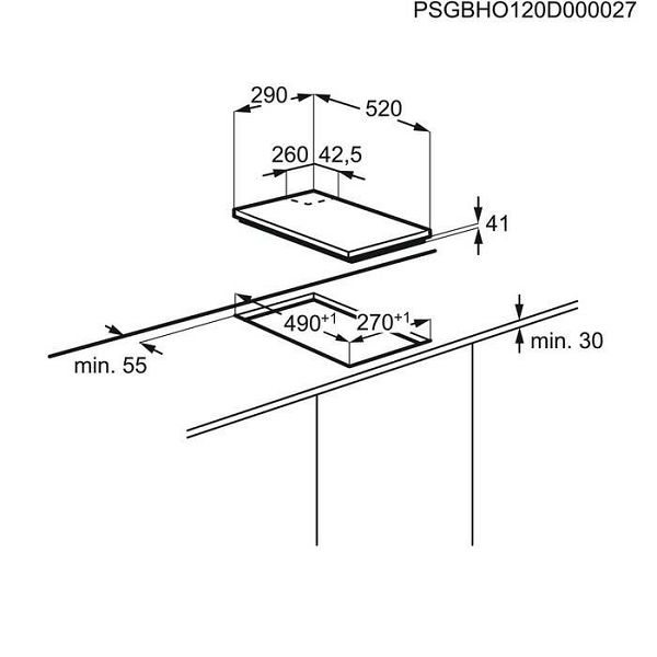 Ploca electrolux egc3322nvk 01120364